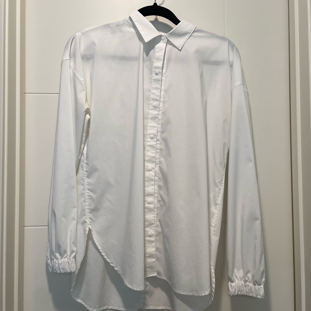 🔥3 for $15🔥 FWD white button up blouse